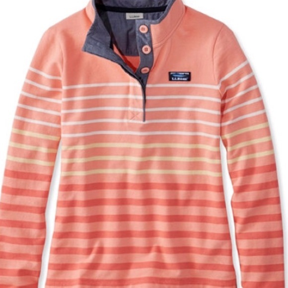 L.L. Bean Tops - L.L. Bean • LIKE NEW Soft Cotton Rugby Pullover